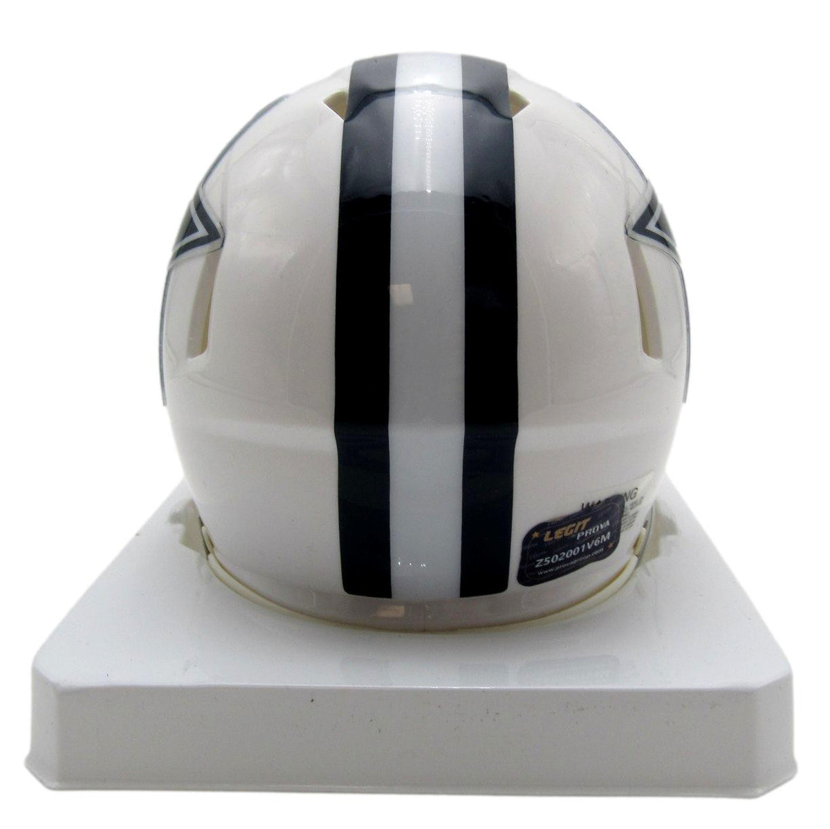 Emmitt Smith HOF Autographed Mini Cowboys Lunar Football Helmet PROVA 200068