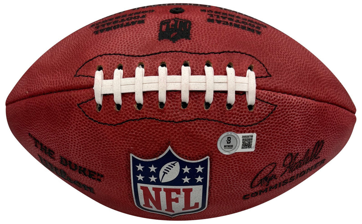 Chris Jones Autographed Kansas City Chiefs NFL Authentic Duke Football Beckett