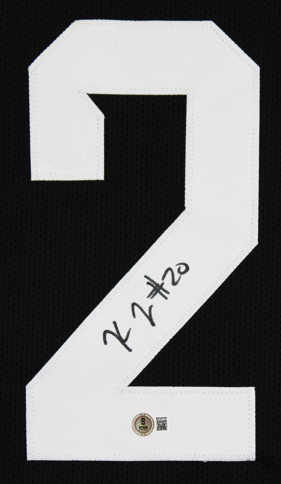 Kaleb Johnson Signed Pittsburgh Steelers Jersey (Beckett) Ex-Iowa Running Back