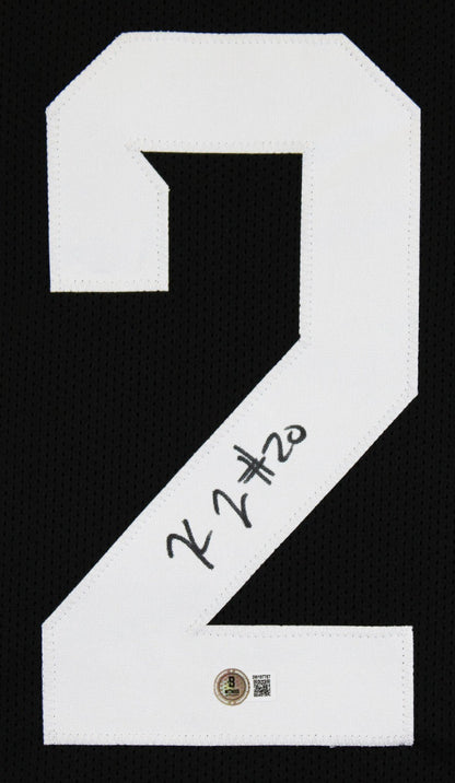 Kaleb Johnson Signed Pittsburgh Steelers Jersey (Beckett) Ex-Iowa Running Back