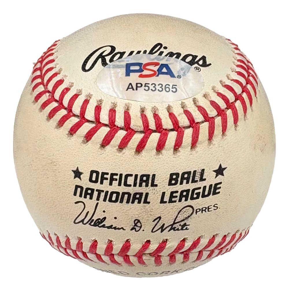 Willie Mays San Francisco Giants Signed National League Baseball PSA AP53365