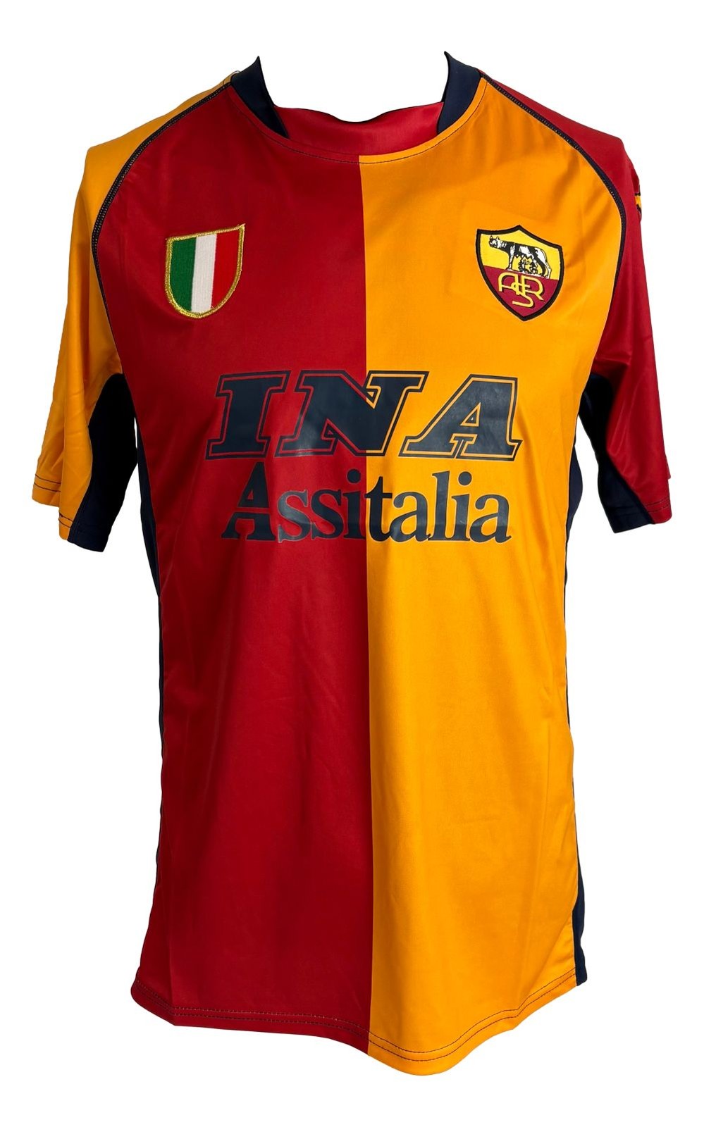 Francesco Totti Signed AS Roma Kappa Soccer Jersey BAS
