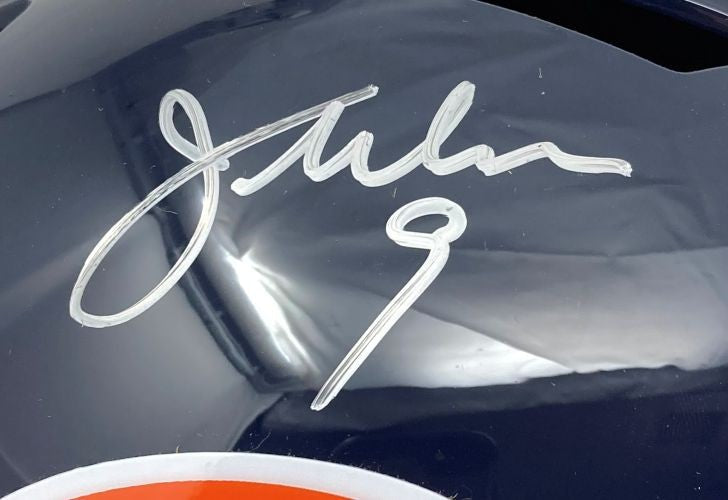 Jim McMahon Signed Chicago Bears Full Size Replica Speed Helmet BAS