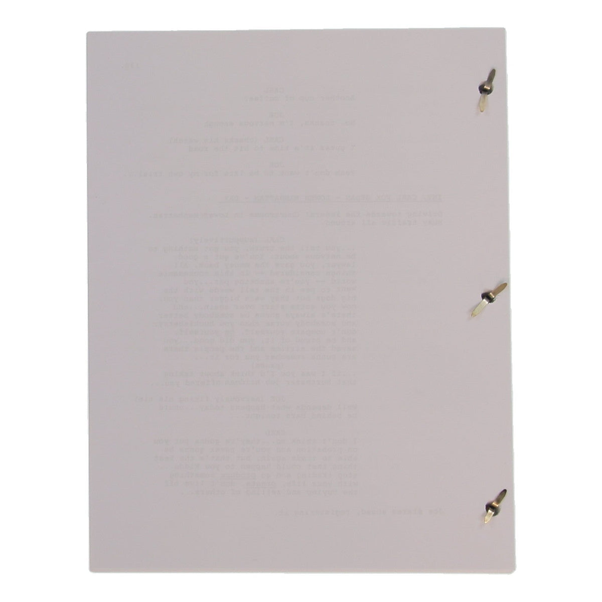 Charlie Sheen (Ricky Vaughn) Signed "Major League" Movie Script (JSA) 1989 Movie