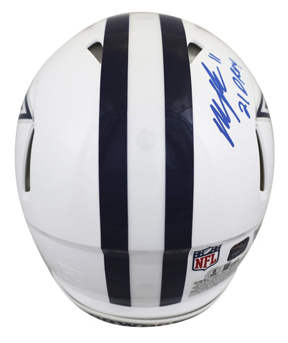 Cowboys ROYs (5) Smith, Prescott +3 Signed 22 Alt F/S Speed Proline Helmet BAS W