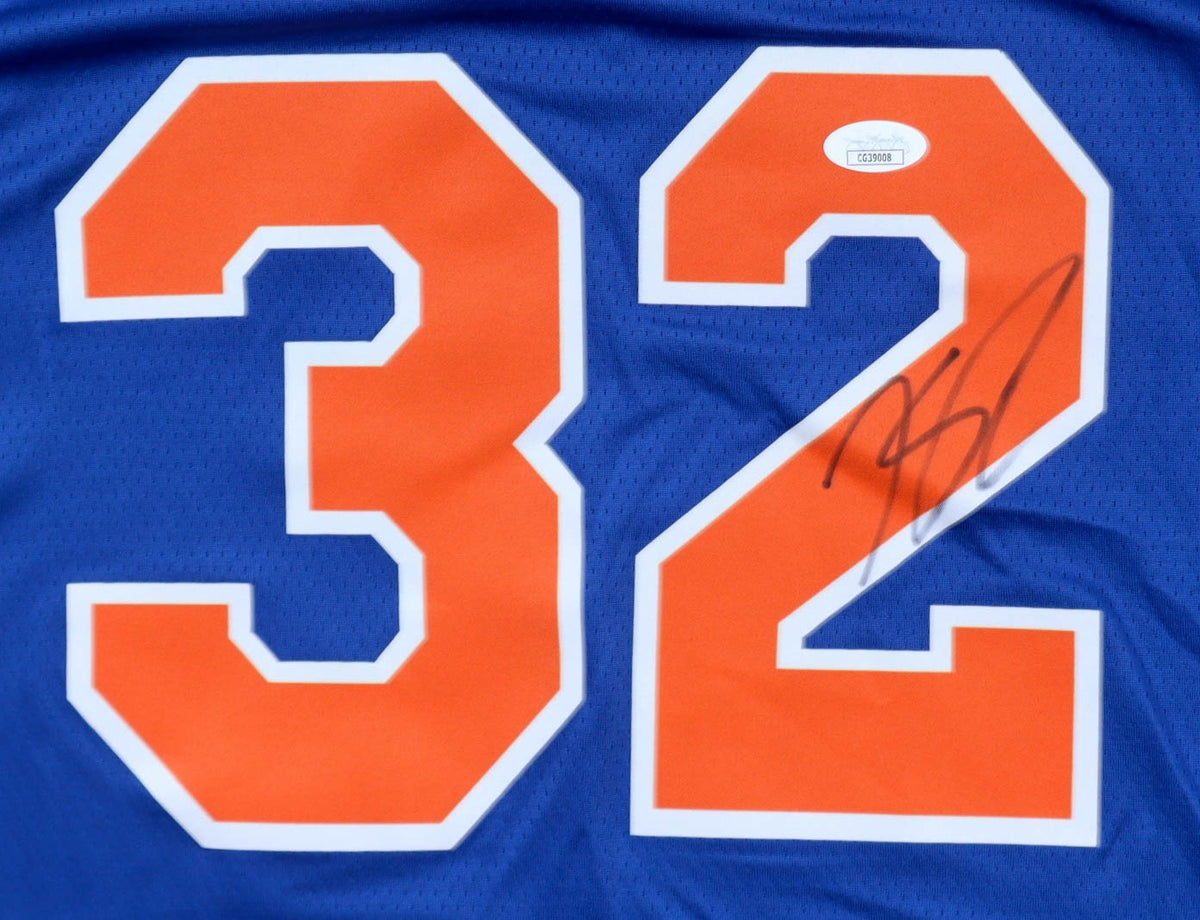 Karl-Anthony Towns Signed New York Knicks Nike Jersey (JSA) 2015 #1 Overall Pck