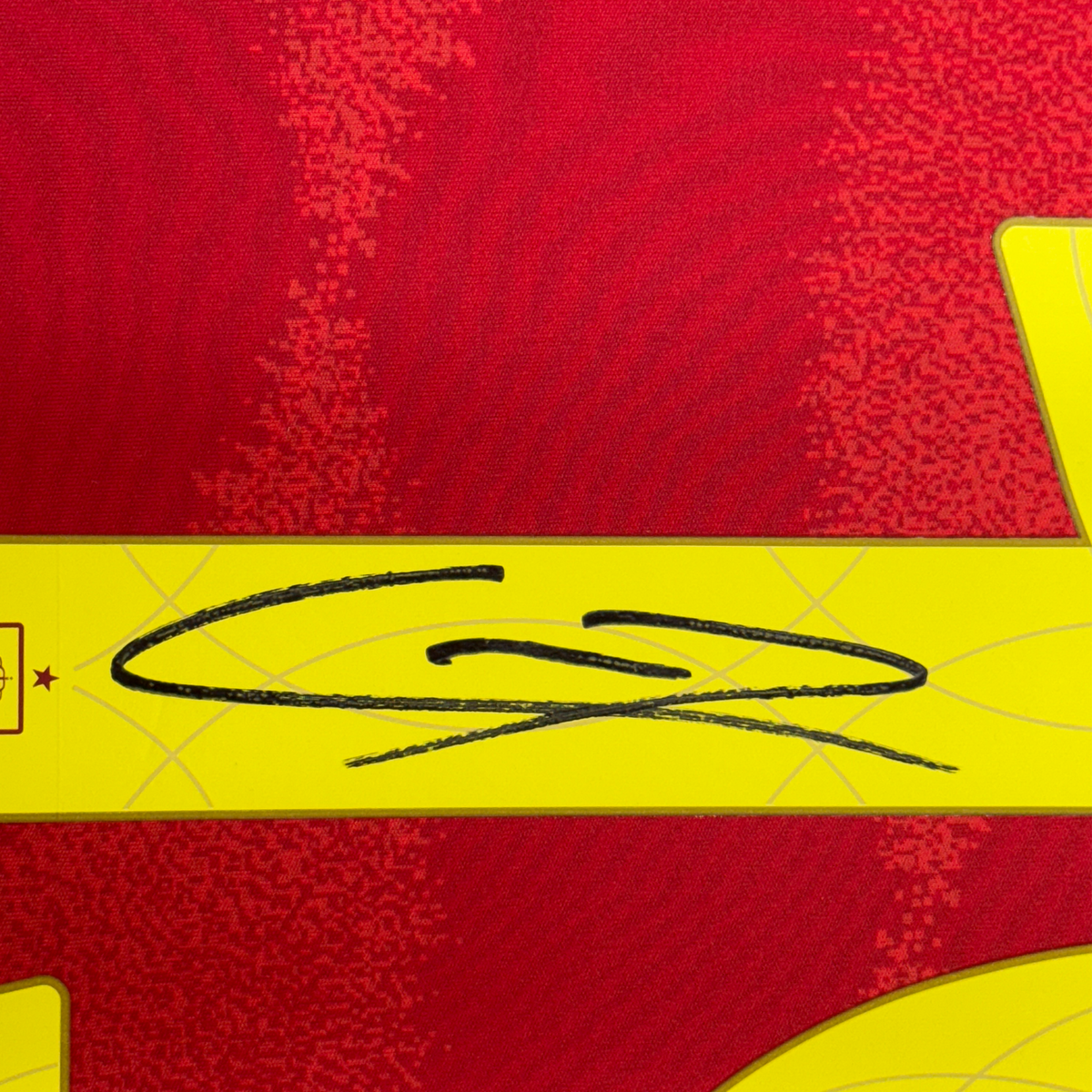 Framed Autographed/Signed Lamine Yamal 35x39 Spain Red Jersey Beckett BAS COA