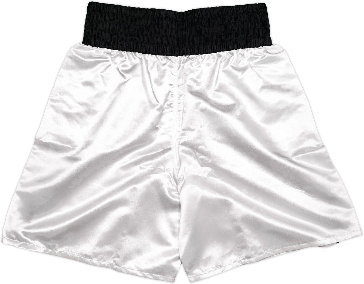 Muhammad Ali Autographed White & Black Everlast Boxing Trunks Ali Holo & PS #3