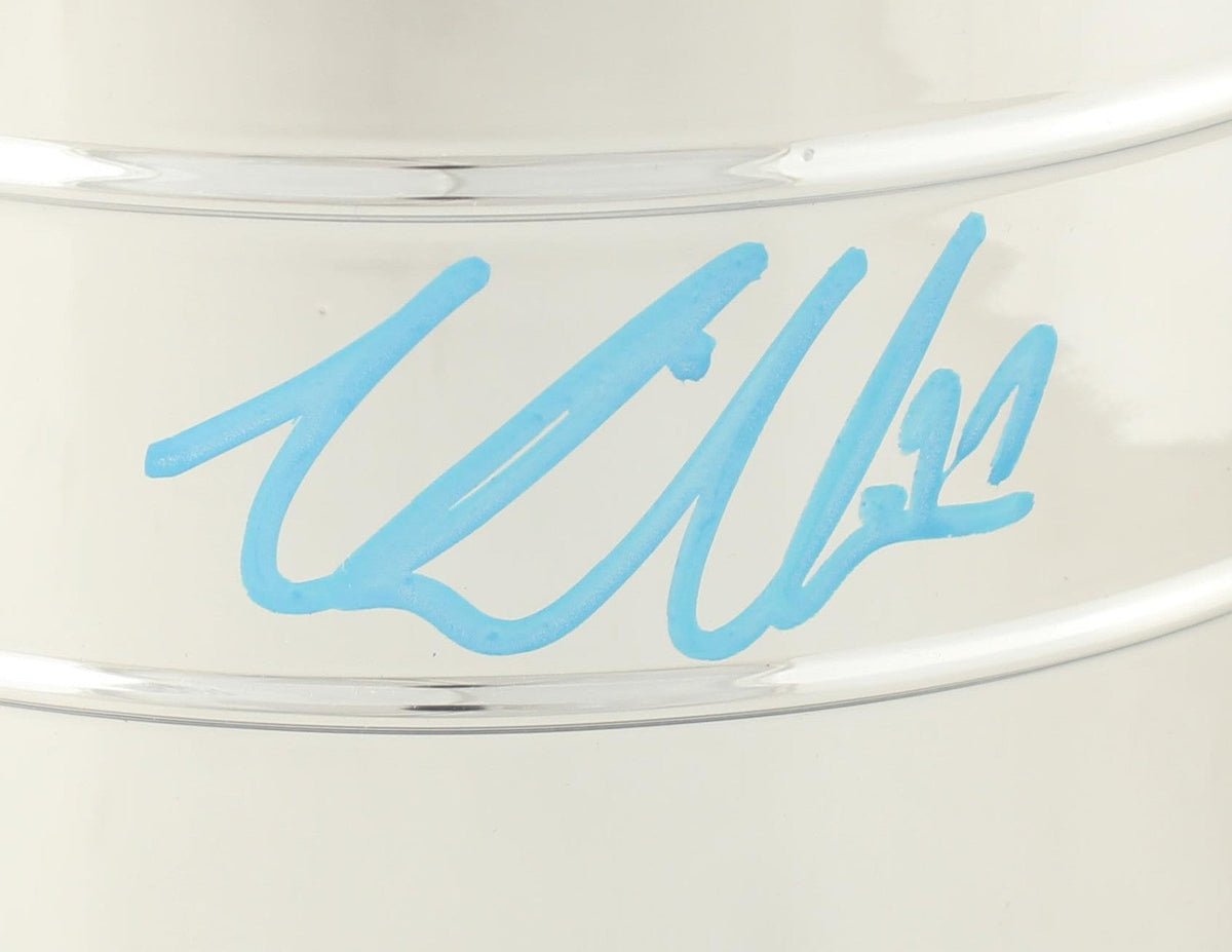 Victor Hedman Signed 14" Mini Stanley Cup (JSA COA) Tampa Bay Lightning 2xChamps