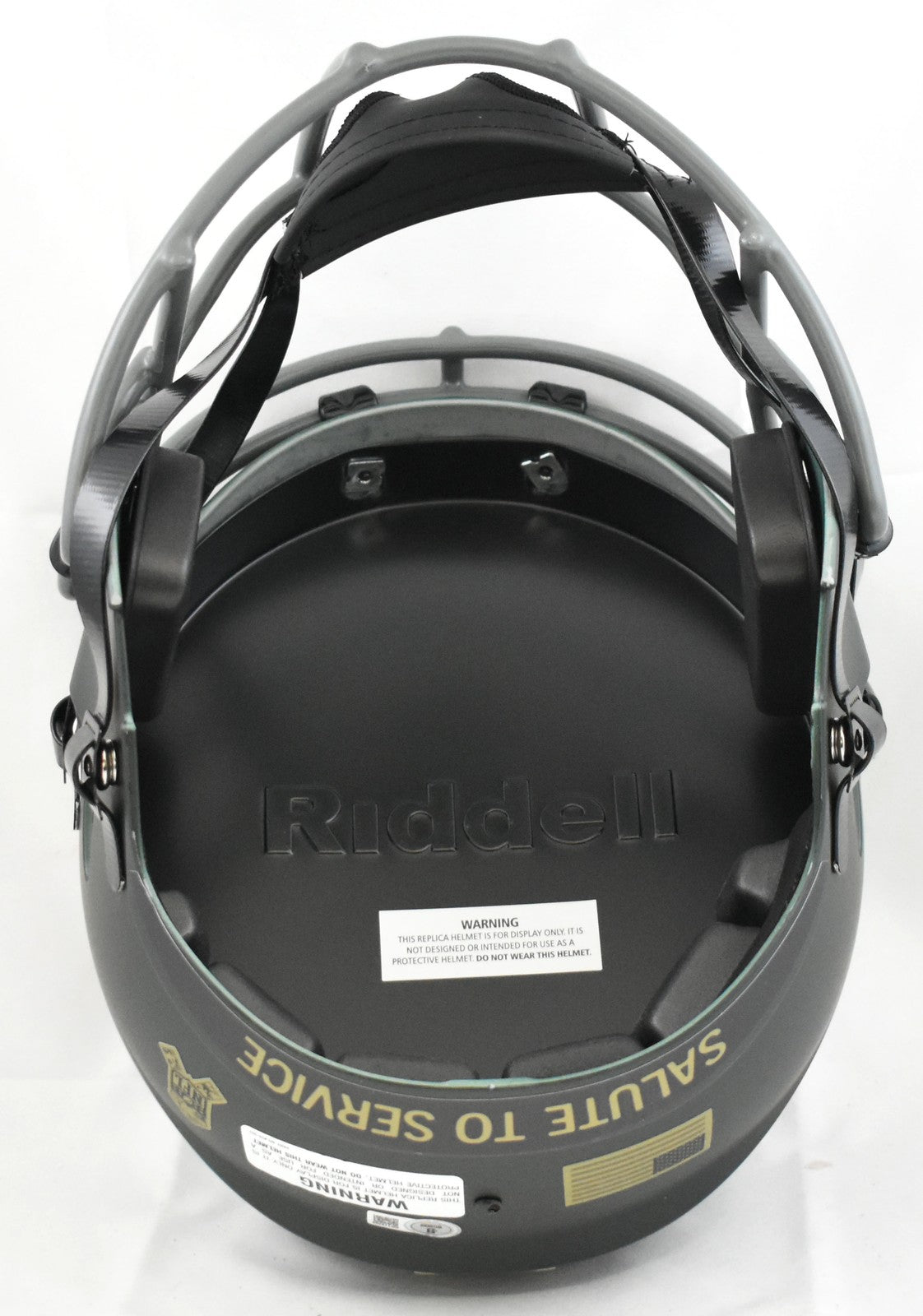 Travis Hunter Signed Jacksonville Jaguars F/S Salute 2025 Speed Helmet Beckett W