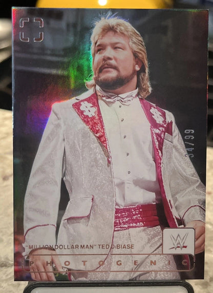 Ted DiBiase Signed Wrestling Boot (Schwartz) WWF Million Dollar Man / 1974-1993