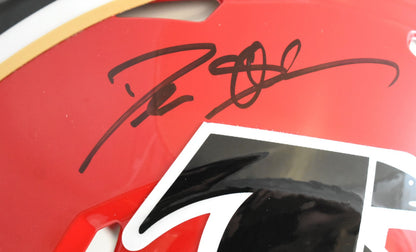 Deion Sanders Signed Falcons 66-69 F/S Speed Authentic Helmet - Beckett W Holo