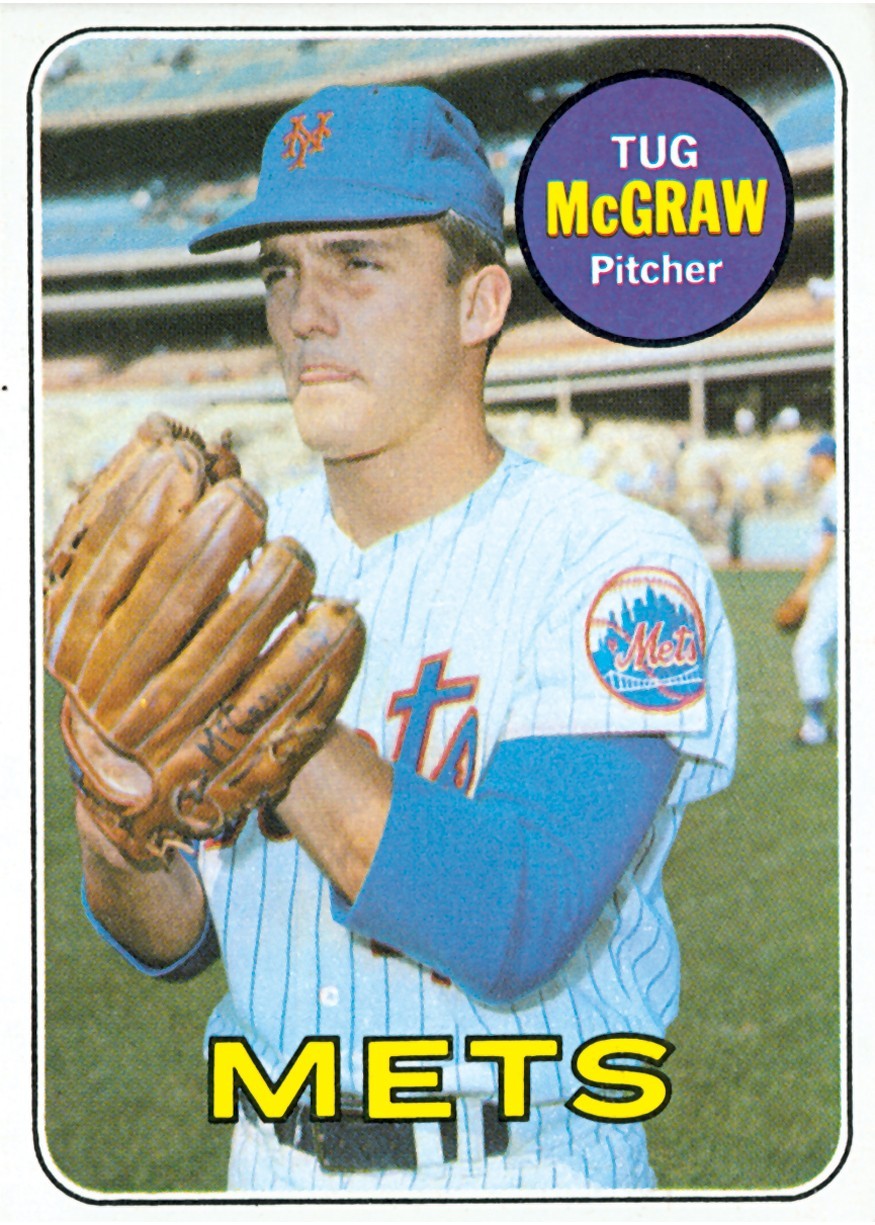 Tug McGraw Signed ONL Baseball (JSA COA) 1969 New York Mets & 1980 Phillies