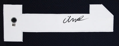 Penn State Abdul Carter Signed Navy Blue Pro Style Framed Jersey BAS Witnessed