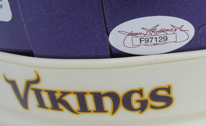 Adrian Peterson Signed Full Size Proline Authentic Helmet Vikings JSA 200953