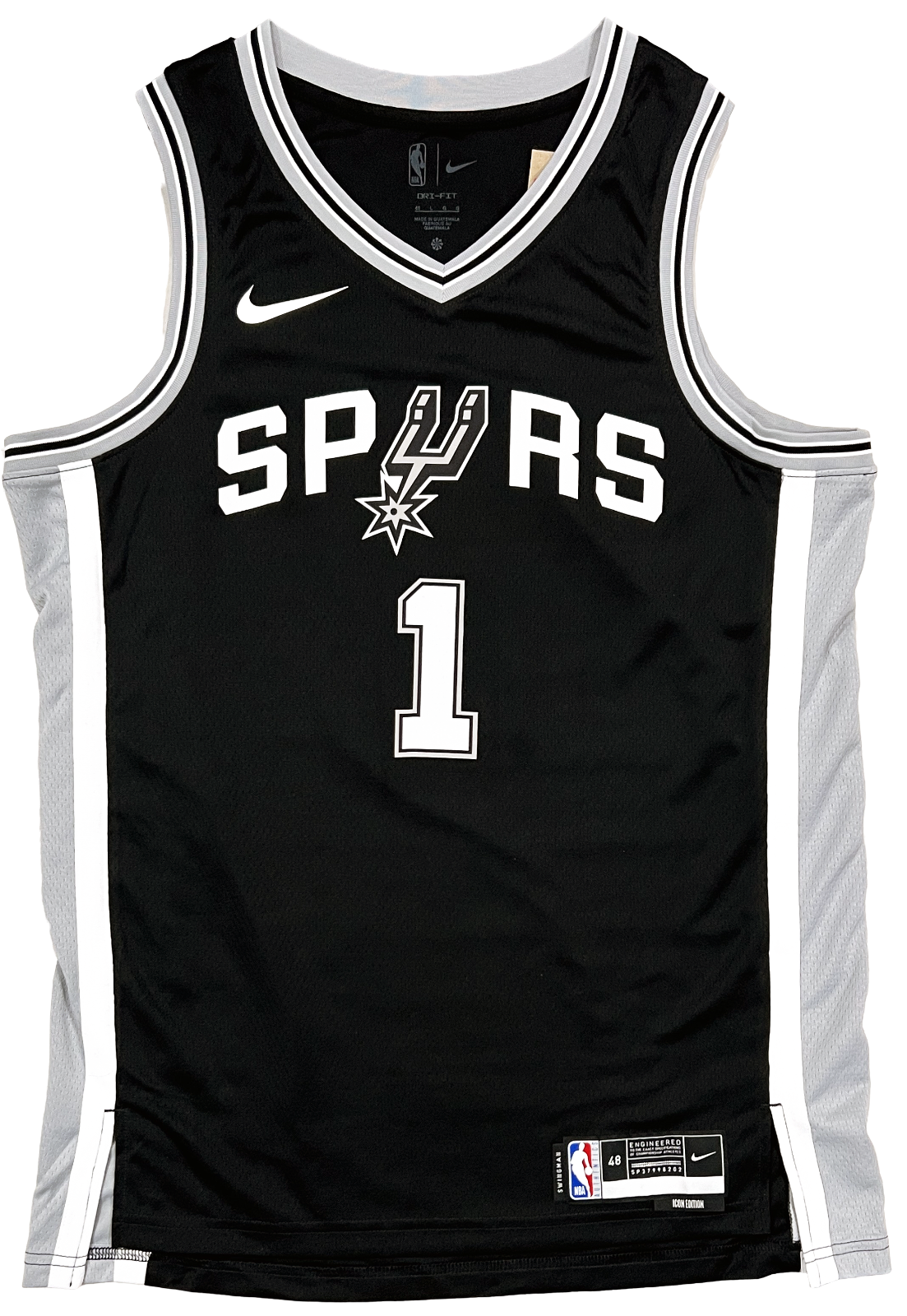 Victor Wembanyama Spurs Signed Authentic Nike Icon Swingman Jersey Fanatics
