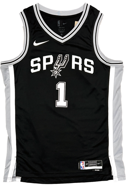 Victor Wembanyama Spurs Signed Authentic Nike Icon Swingman Jersey Fanatics
