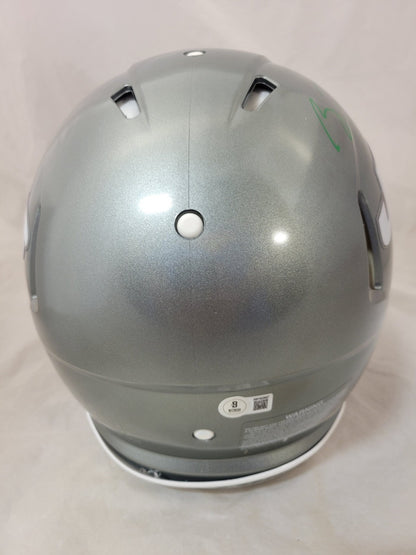 RYAN FITZPATRICK SIGNED NEW YORK JETS FLASH SPEED AUTHENTIC HELMET BECKETT QR