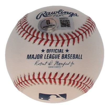 Kris Bryant Signed ML Baseball (Beckett) 2016 Chicago Cubs Championship 3rd Base