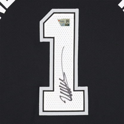 Victor Wembanyama Autographed Spurs Authentic Black Icon Ed. Jersey Fanatics