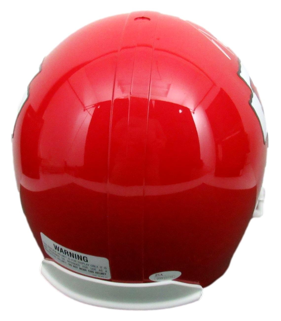 Tony Gonzalez HOF Signed Chiefs Replica Full Size Football Helmet JSA 163123