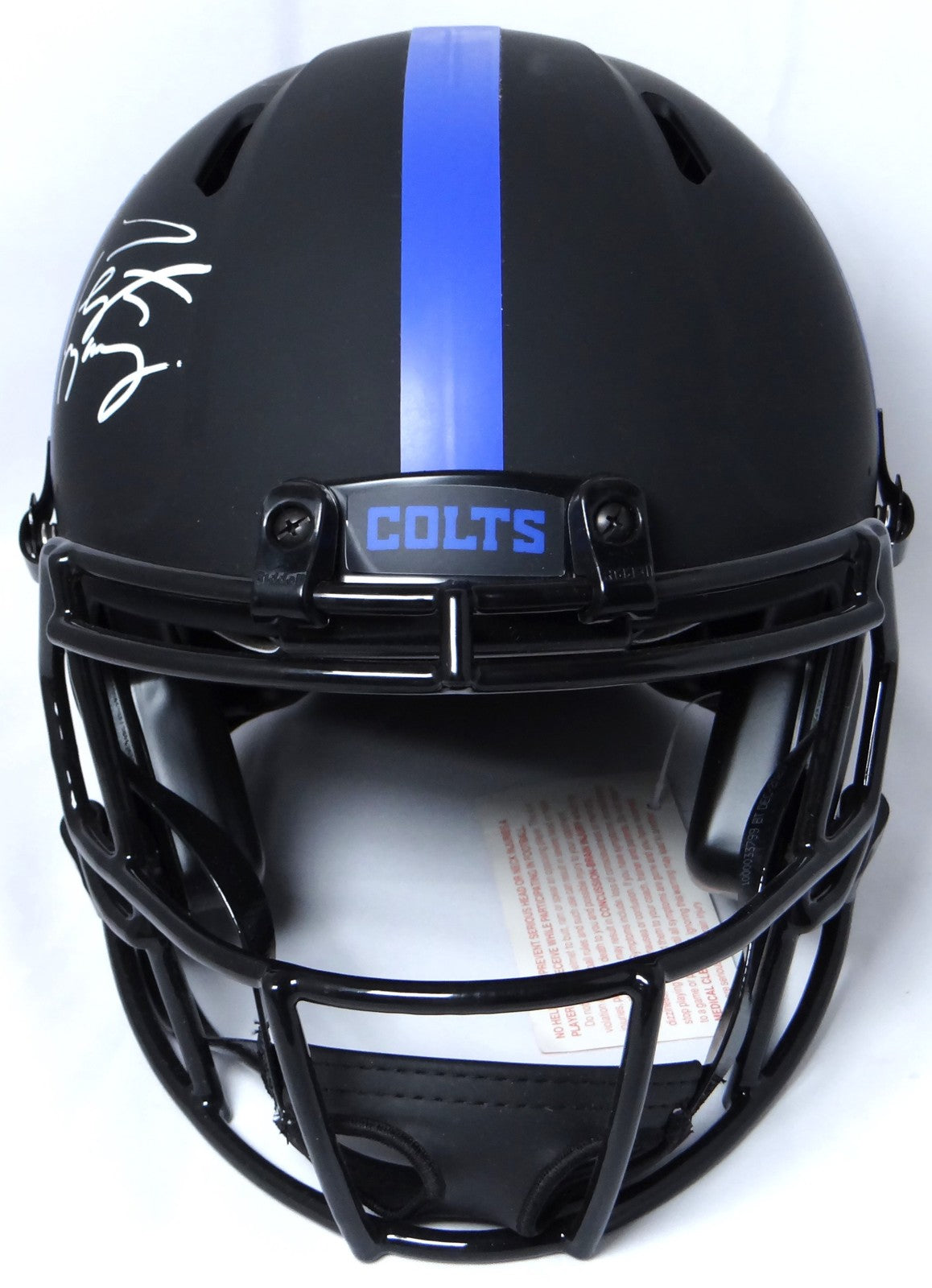 Peyton Manning Autographed Colts Eclipse Speed F/S Authentic Helmet- Fanatics