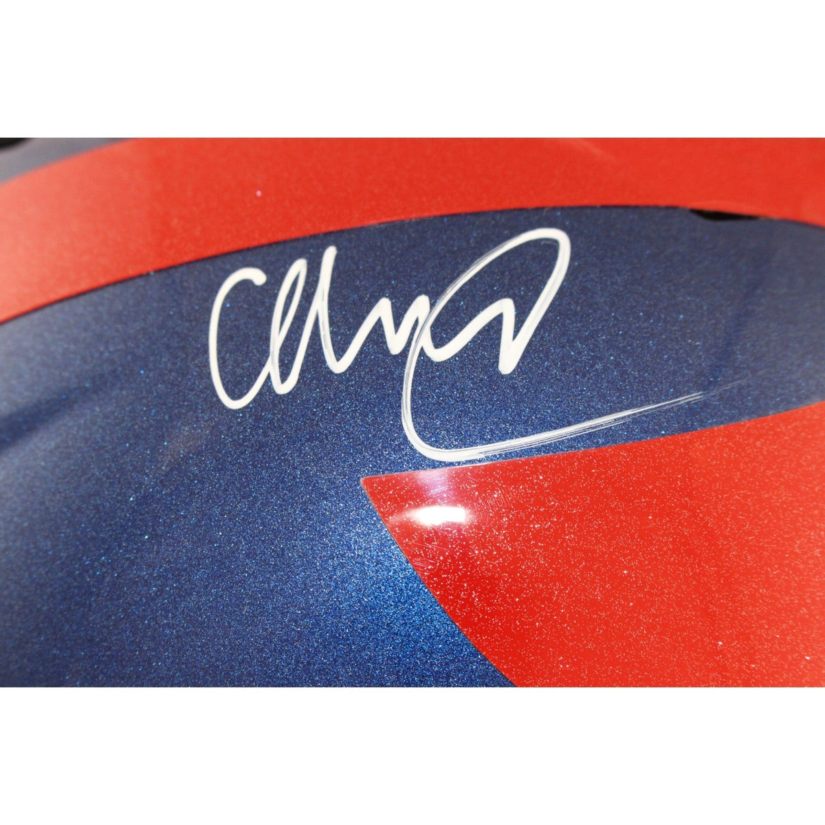 Abdul Carter Autographed New York Giants Authentic Alt 24 Helmet Beckett 51258