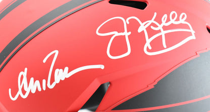 Thomas/Kelly/Reed Signed Bills F/S Rave Speed Authentic Helmet- Beckett W Holo