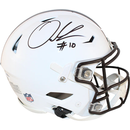 Quinshon Judkins Autographed Cleveland Browns Speedflex ALT Helmet Beckett 53119