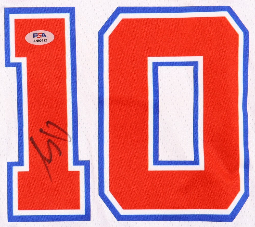 Jabari Smith Jr Signed Houston Rockets Jersey (PSA) 2022 #3 Overall Pick P.F
