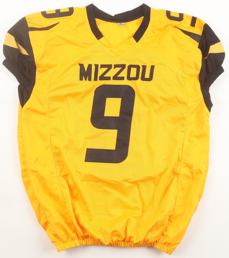 Marcus Carroll Signed Missouri Tigers Jersey (Beckett) 2024 Mizzou Starting R.B.