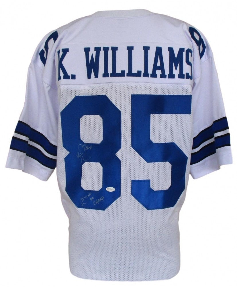 Kevin Williams Signed Dallas Cowboys Jersey (JSA) Super Bowl XXVIII & XXX Champ