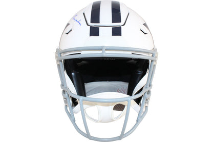 Roger Staubach Autographed Dallas Cowboys SpeedFlex TB Helmet Beckett WIT 52782