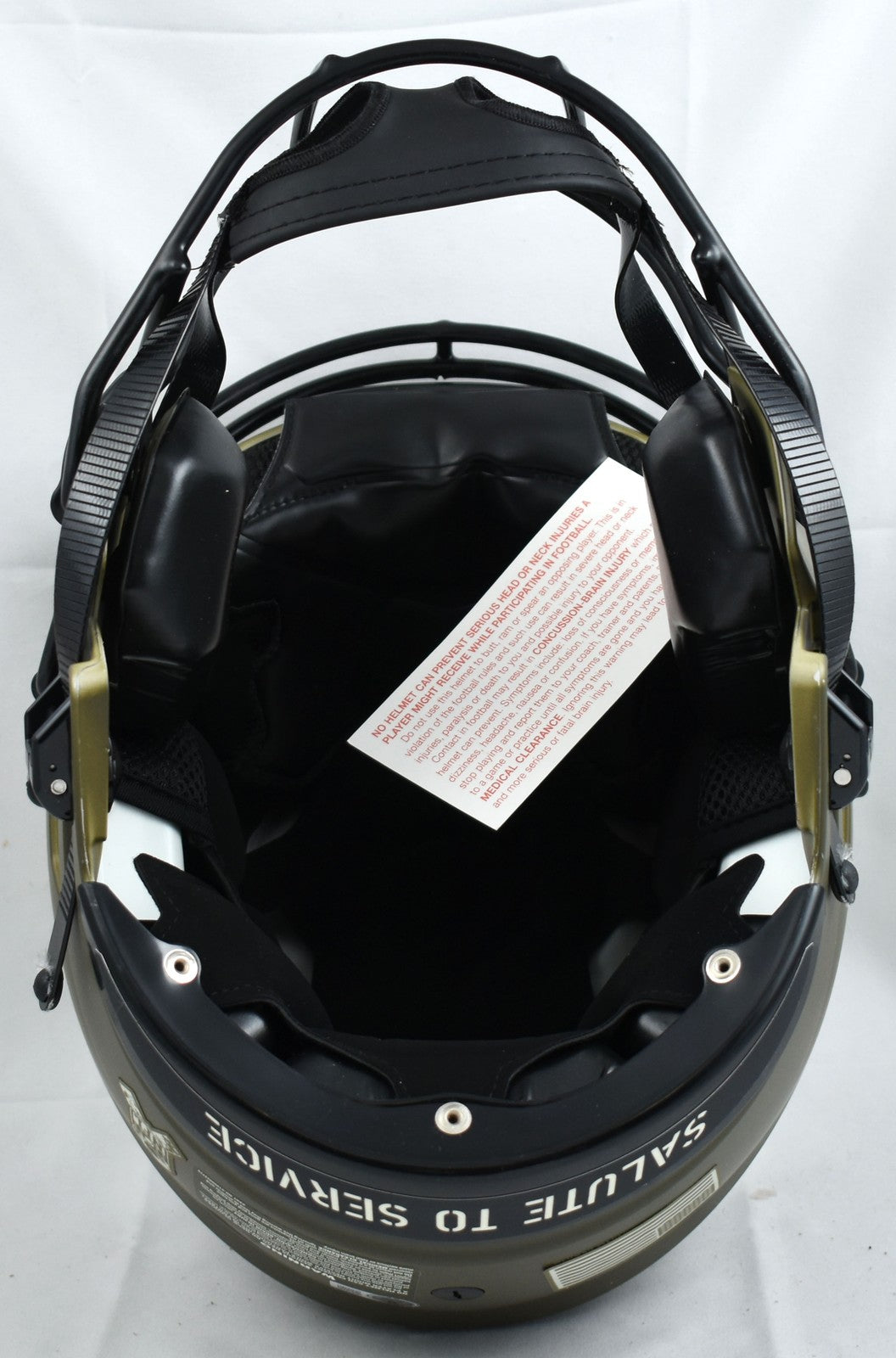 Travis Kelce Autographed Chiefs F/S Salute SpeedFlex Helmet - Beckett W Holo