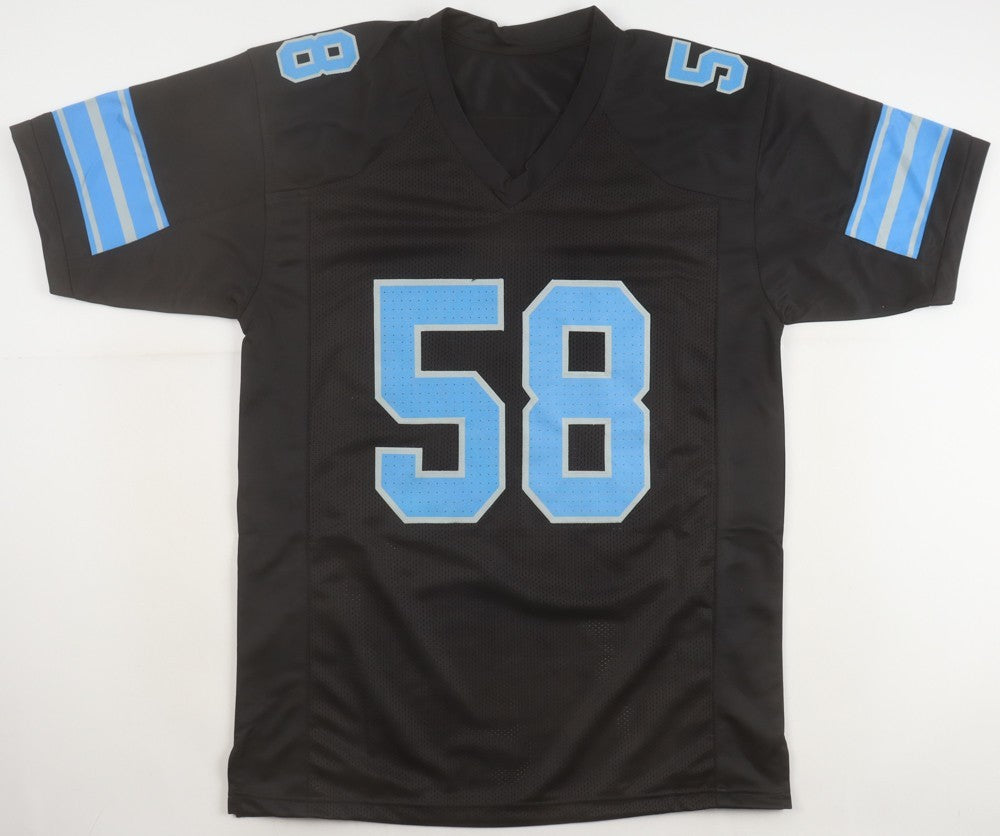 Penei Sewell Signed Detroit Lions Alternate Jersey Beckett 2021 #7 Draft Pick OT