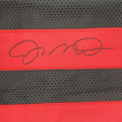 Autographed/Signed Joe Montana San Francisco Black Football Jersey JSA COA