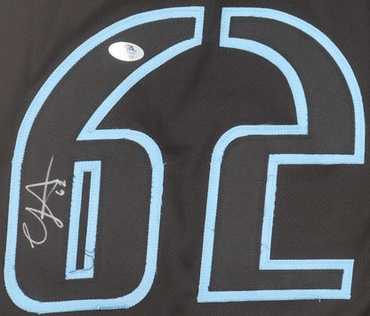 Jonathan Aranda Signed Tampa Bay Black Jersey (PSA) Rays 2023 All Star 1st Base