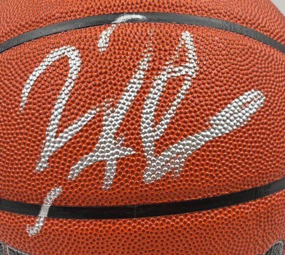 Dennis Rodman Chicago Bulls Signed NBA Wilson I/O Basketball BAS w/ Case