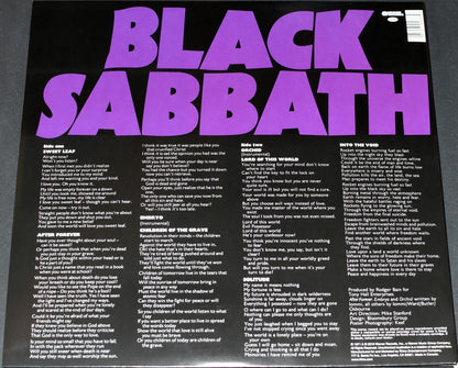 OZZY OSBOURNE SIGNED BLACK SABBATH MASTER OF REALITY VINYL ALBUM LP BECKETT