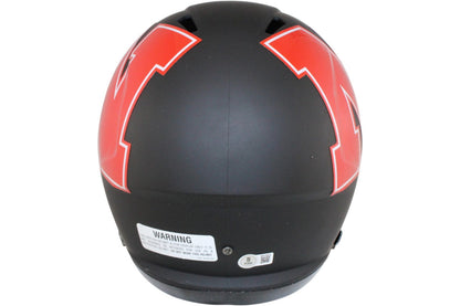 Ndamukong Suh Autographed Nebraska Cornhuskers F/S AMP Helmet Beckett WIT 52777