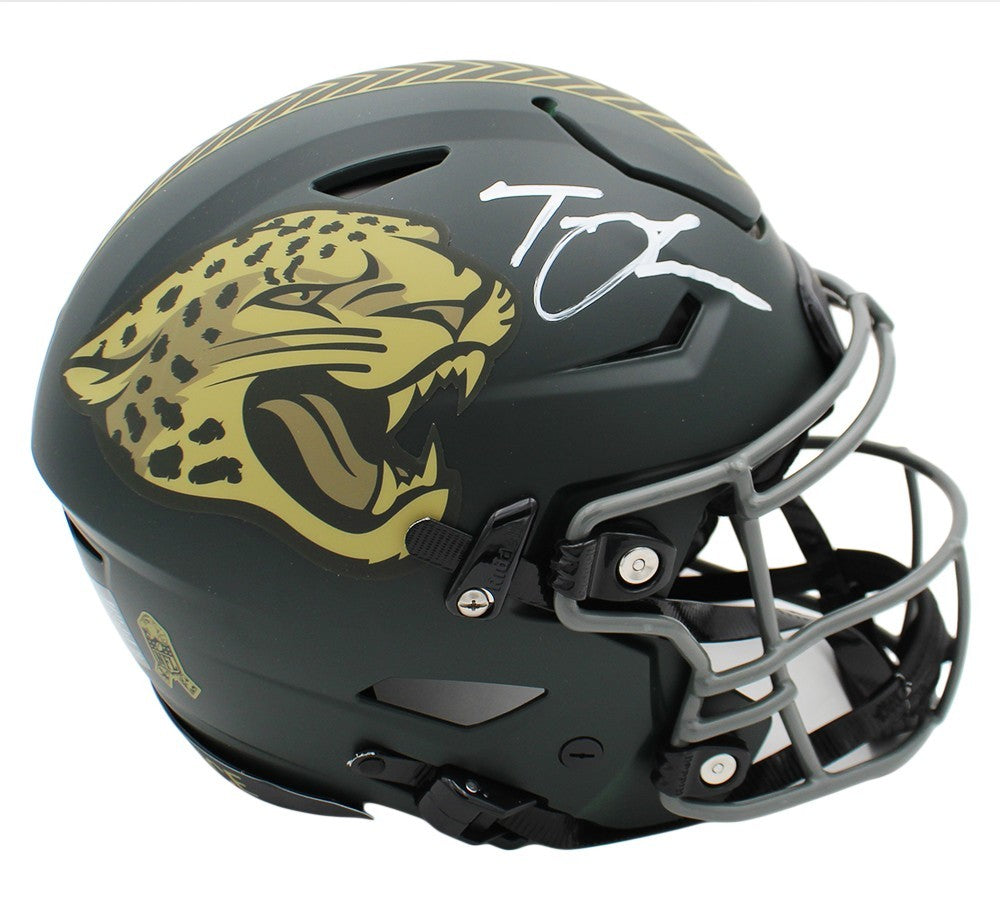 Trevor Lawrence Signed Jacksonville Jaguars Speed Flex Authentic STS 4 Helmet