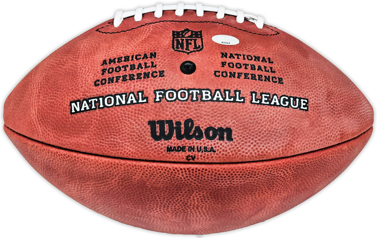 KAM CHANCELLOR AUTOGRAPHED NFL LEATHER FOOTBALL SEAHAWKS MCS 220820