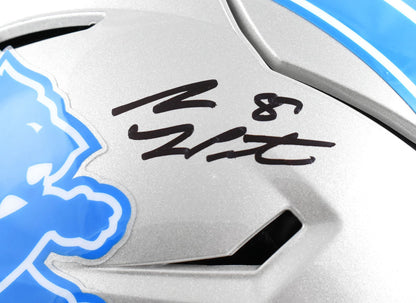 Sam LaPorta Autographed Detroit Lions F/S SpeedFlex Helmet - Beckett W Hologram