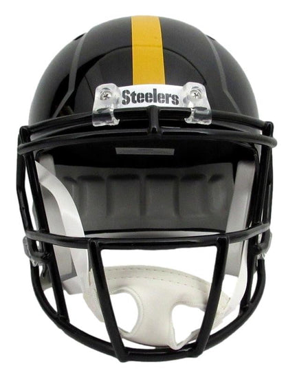 George Pickens Autographed Full Size Black Speed Replica Helmet Steelers JSA 118