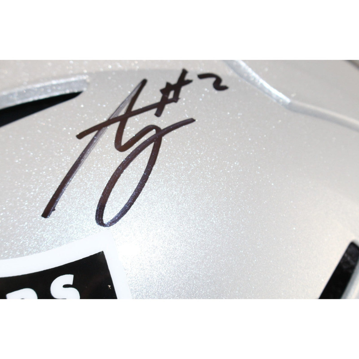 Ashton Jeanty Autographed Las Vegas Raiders SpeedFlex Helmet Beckett W 53220