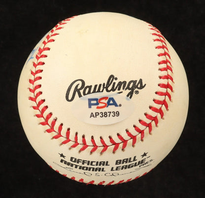 Thomson & Branca Signed Baseball (PSA) "Shot Heard Round World" Dodgers Giants