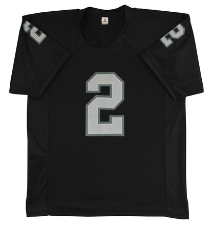Ashton Jeanty Authentic Signed Black Pro Style Jersey Autographed BAS Witness 2