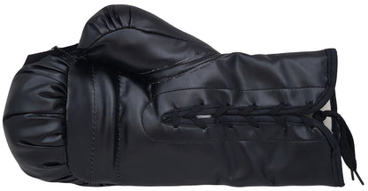Floyd Mayweather Jr. Auto Black Everlast Glove Right Hand In Silver Beckett Wit