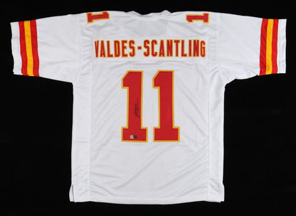 Marquez Valdes-Scantling Signed Kansas City Chiefs Jersey (Players Ink) 2018 Pck