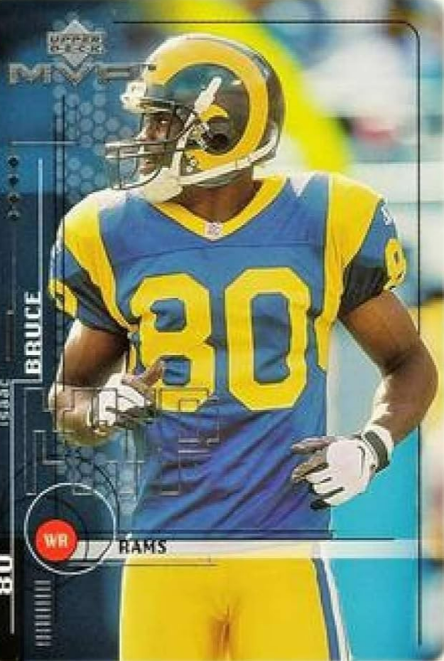 Isaac Bruce Signed Los Angeles Rams Jersey (Beckett) 4xPro Bowl Wide Receiver